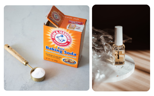 Cách làm sơn móng tay bằng Baking Soda